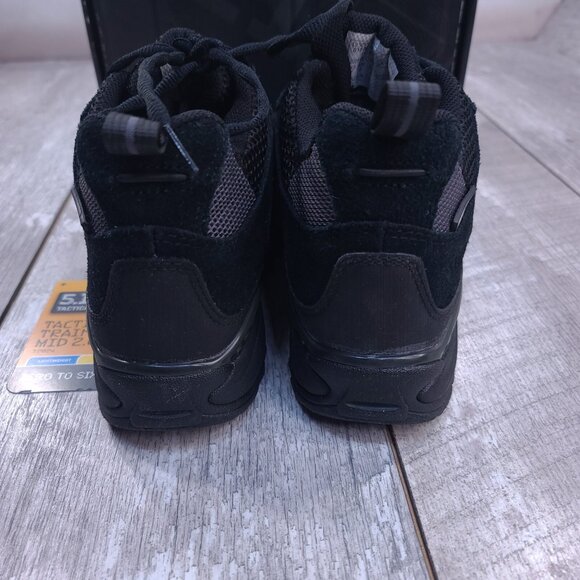 5.11 Tactical Trainer Mid Boot Mens 7 Black Waterproof Combat Lightweight - Picture 3 of 8